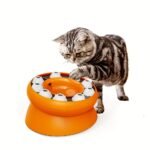 Interactive Puzzle For Cats Slow Food Dispenser For Pets Raised For Dry Food And Snacks - Image 3