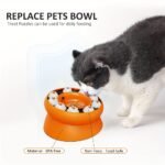 Interactive Puzzle For Cats Slow Food Dispenser For Pets Raised For Dry Food And Snacks - Image 5