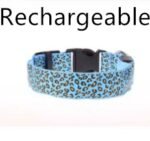 LED Dog Collar Safety Adjustable Nylon Leopard Pet Collar - Image 2