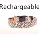 LED Dog Collar Safety Adjustable Nylon Leopard Pet Collar - Image 5