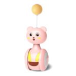 Cat Interactive Feather Toys Pet Bumbler Funny Toy Interactive Cats Toys Cat Rolling Teaser Feather Wand Toys Rotating Ball - Image 8