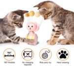 Cat Interactive Feather Toys Pet Bumbler Funny Toy Interactive Cats Toys Cat Rolling Teaser Feather Wand Toys Rotating Ball - Image 3