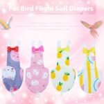 Creative Printing Pet Birds Parrot Clothing Baby Diapers