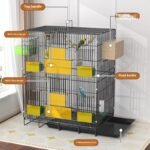 Home Fashion Personality Double Layer New Bird Cage - Image 5