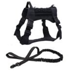 Tactical training large dog chest harness