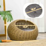 Cat Bed with Washable Cushion for Cats - Image 2