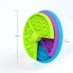 Pet Slow Food Bowl Anti Choking Cat Bowl,3in1 Interactive Dog Feeder Puzzle, Lick Mat & Slow Feeder BowlMental Stimulation Toy For Medium & Large Dogs - Image 3