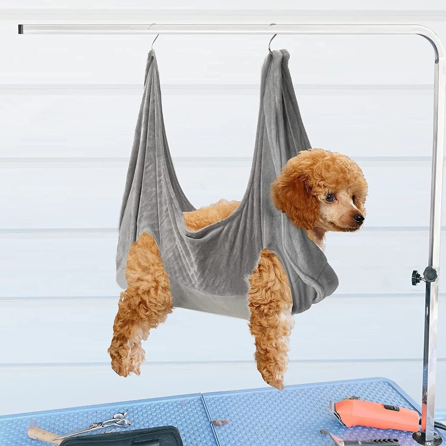57665186-31ce-485d-bd3d-ff5c9a7ca7dc.jpg Bath Drying Towel With Hook Pet Hammock - Image 1