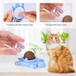 Catnip Ball Catnip Balls For Cats Wall Silvervine For Cats Piece Silvervine Catnip Cat Toys For Indoor Cats Edible Cat Nips Organic Ball - Image 7
