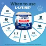 Do Not Sell On Amazon  L Lysine For Cats Lysine Powder Supplement 900mg Serving Immune Support For Cats & Kittens Sneezing Runny Nose Squinting Watery Eyes Cold Eye Respiratory Health With Taurine - Image 4