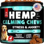 Hemp Calming Chews For Dogs Dog Anxiety Relief  Health And Wellness Supplements