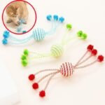 Cat Toy Self Hi Cats Sticks Cat Toys Interactive Ropes Ball Toys For Cats Teasing Bite-resistant Wool Ball Pet Products - Image 9
