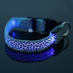 LED Dog Collar Safety Adjustable Nylon Leopard Pet Collar - Image 6