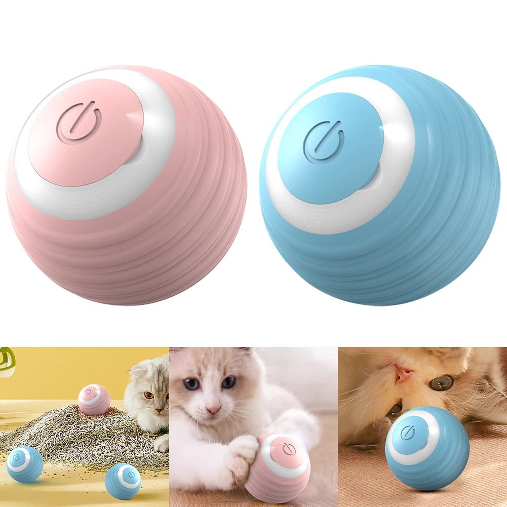 742c50b5-7dd3-42ad-bf07-4e88b6129b4c.jpg Automatic Moving Bouncing Rolling Ball Smart Cat Toy Ball Self-Moving Kitten Toy For Indoor Cat Kitten - Image 1