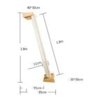 Solid Wood Large Cat Climbing Frame Cat Litter Cat Tree One Cat Shelf - Image 5