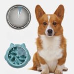 Pet Dog Cat Slow Feeder Bowls Anti Choking Slow Feeder Dish Bowl Home Dog Eating Plate Anti Gulping Bowl Supplies - Image 9