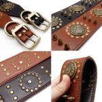 Leather Stud Dog Collar Large Dog Anti-Bite Stud Dog Collar - Image 2