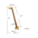 Solid Wood Large Cat Climbing Frame Cat Litter Cat Tree One Cat Shelf - Image 9