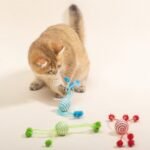 Cat Toy Self Hi Cats Sticks Cat Toys Interactive Ropes Ball Toys For Cats Teasing Bite-resistant Wool Ball Pet Products - Image 7