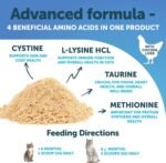 Do Not Sell On Amazon  L Lysine For Cats Lysine Powder Supplement 900mg Serving Immune Support For Cats & Kittens Sneezing Runny Nose Squinting Watery Eyes Cold Eye Respiratory Health With Taurine - Image 2