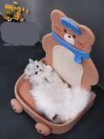 Cat Litter Cat Scratching Board One Piece Vertical Sword Hemp Rope Toy Cat Shelf - Image 7