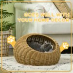 Cat Bed with Washable Cushion for Cats - Image 6