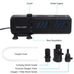 4 In 1 Aquarium Fish Tank Filter Water Internal Purifier Filter Oxygen Wave - Image 4